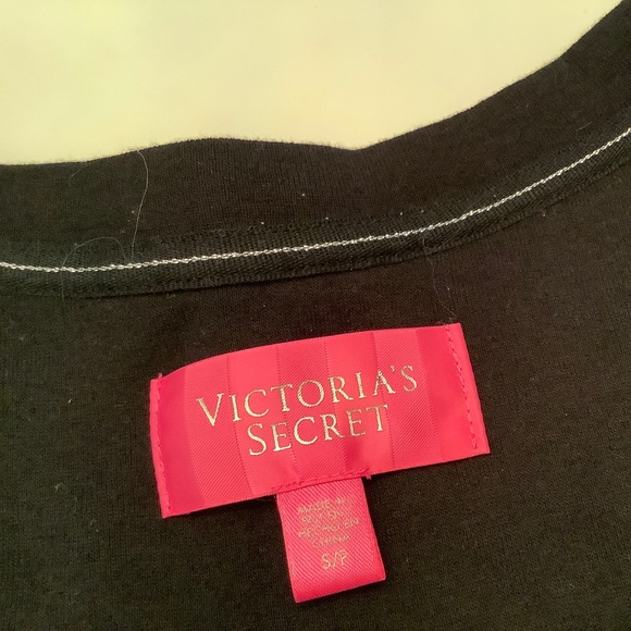 Victoria Secret Black, grey silver knit romper - Picture 4 of 6